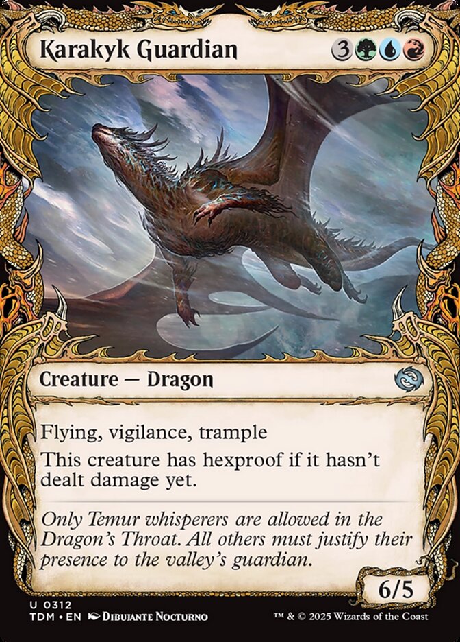 Showcase Karakyk Guardian Tarkir Dragonstorm #312