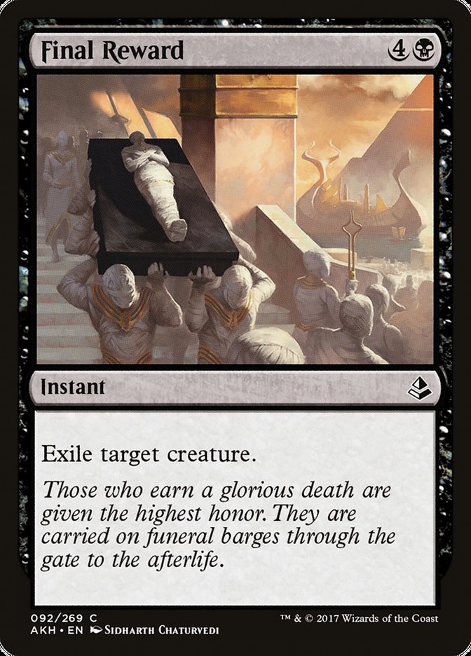 Final Reward Amonkhet #092 | Magic! The Gathering Singles