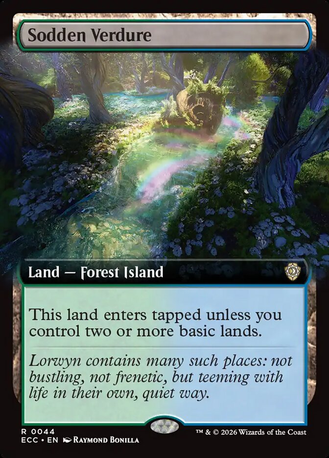 Sodden Verdure Lorwyn Eclipsed Commander Extended Art #044