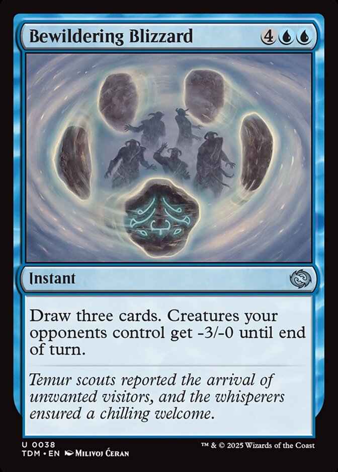 Bewildering Blizzard Tarkir Dragonstorm #038
