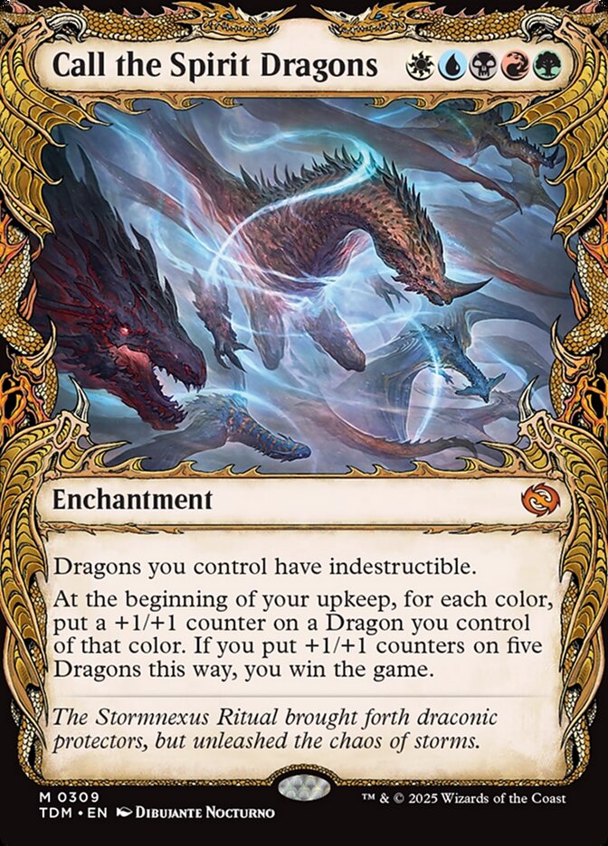 Showcase Call the Spirit Dragons Tarkir Dragonstorm #309