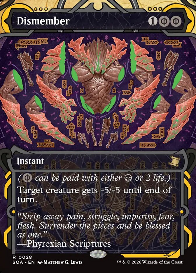 Dismember Secrets of Strixhaven Mystical Archive #028Card Front