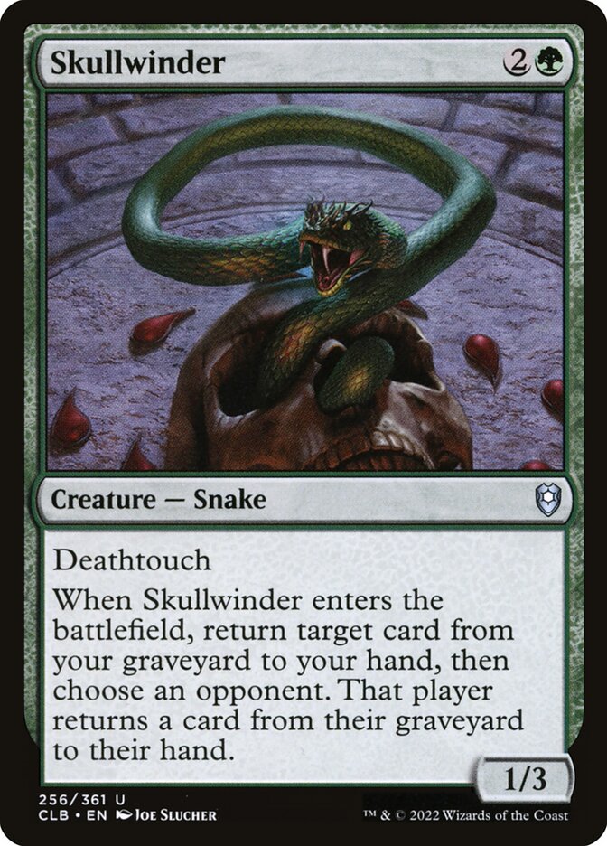 Skullwinder - Commander Legends #256 Card Front