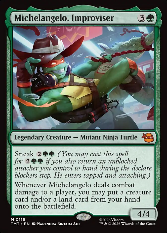 Michelangelo, Improviser Teenage Mutant Ninja Turtles #119