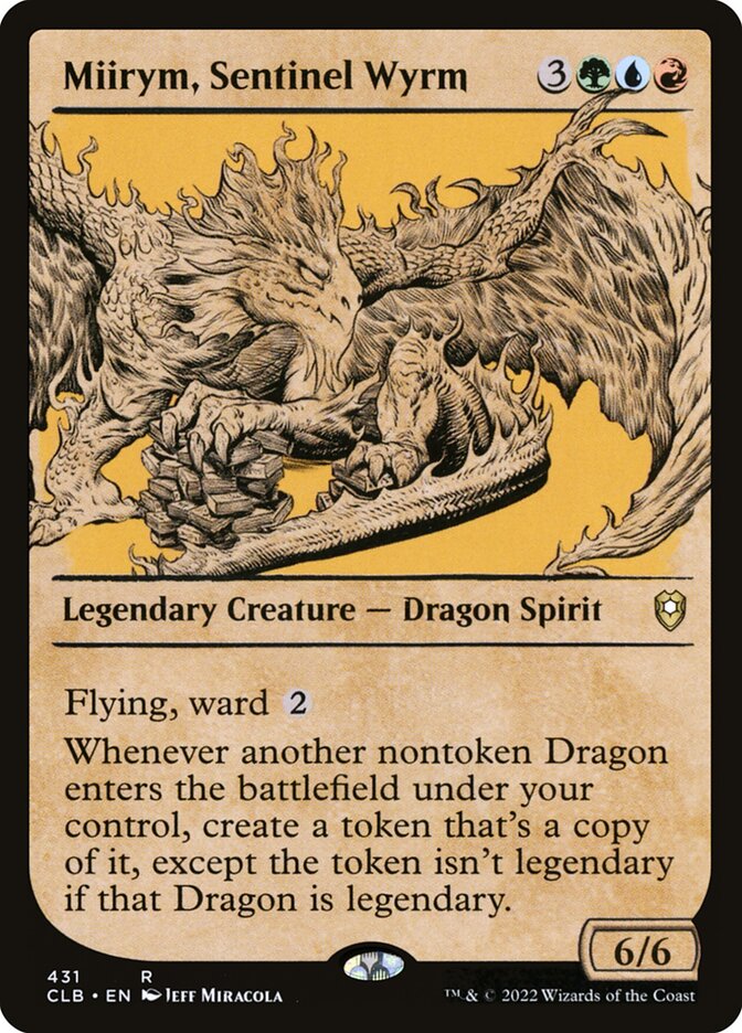 Miirym, Sentinel Wyrm - Commander Legends #431 Card Front