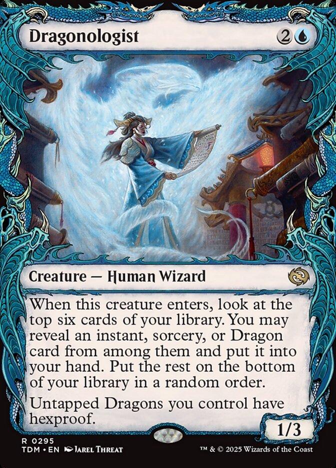 Showcase Dragonologist Tarkir Dragonstorm #295