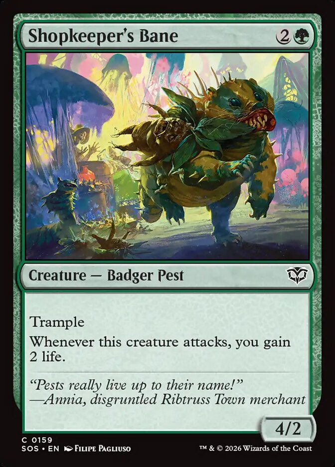 Shopkeeper's Bane Secrets of Strixhaven #159Card Front
