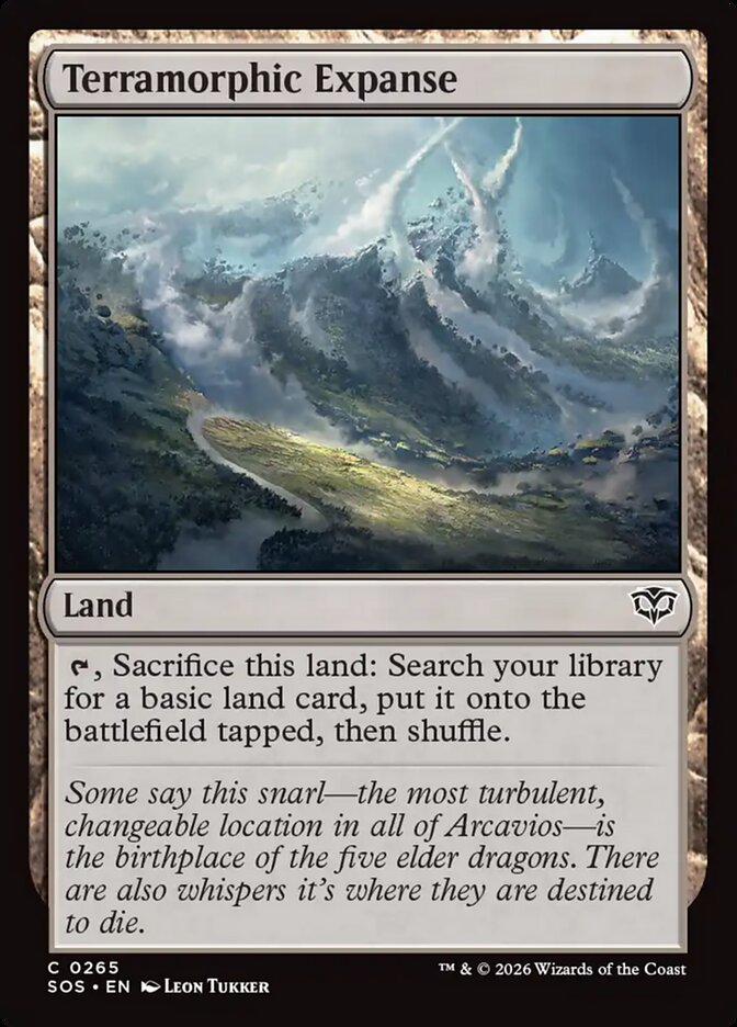 Terramorphic Expanse Secrets of Strixhaven #265Card Front