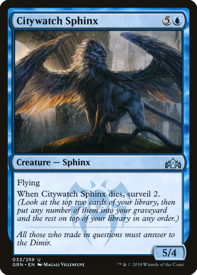 Citywatch Sphinx MTG Singles | Guilds of Ravnica #033