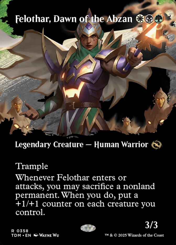 Borderless Felothar, Dawn of the Abzan Tarkir Dragonstorm #358