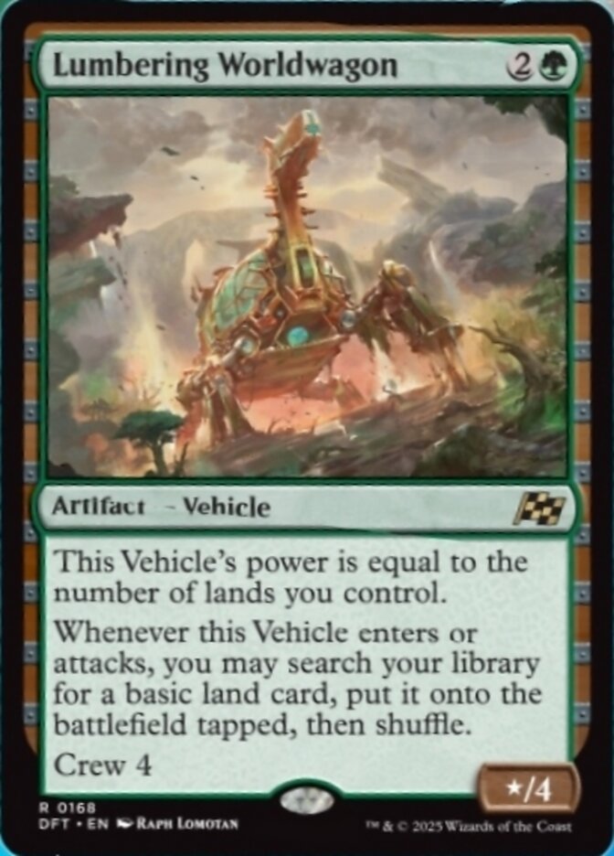 Lumbering Worldwagon Aetherdrift #168