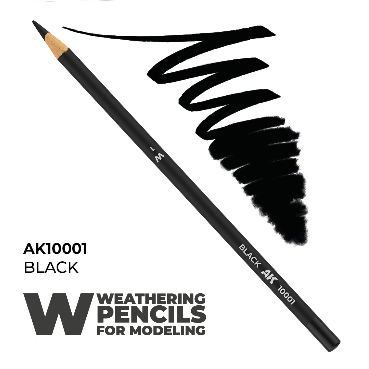 AK Interactive Weathering Pencil - Black AK10001