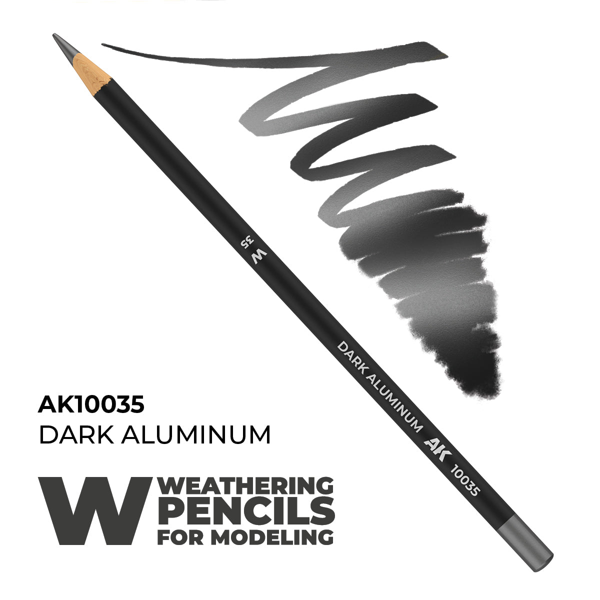 AK Interactive Weathering Pencil - Dark Aluminium AK10035