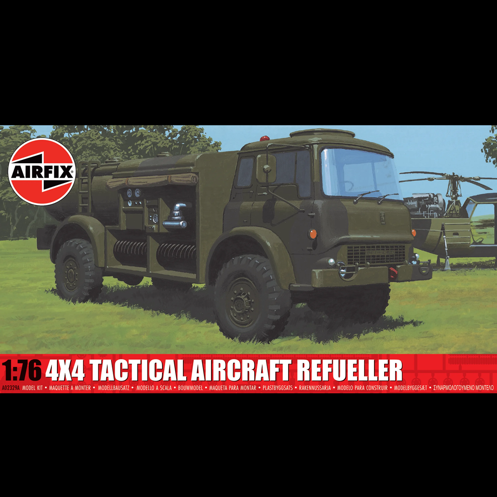 Airfix 4x4 Tactical Aircraft Refueller 1:76 Scale Model Kit