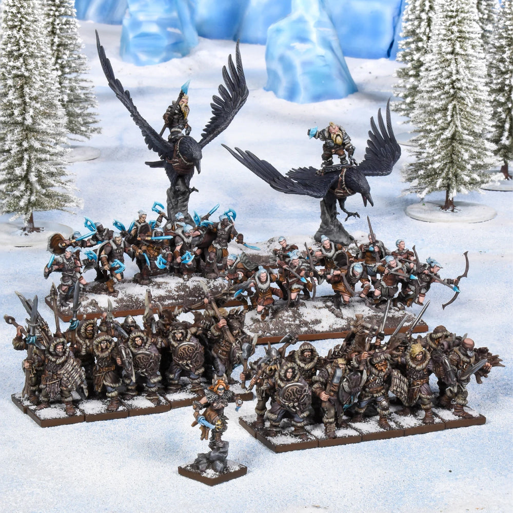 Kings of War Northern Alliance Army Snowy Diorama