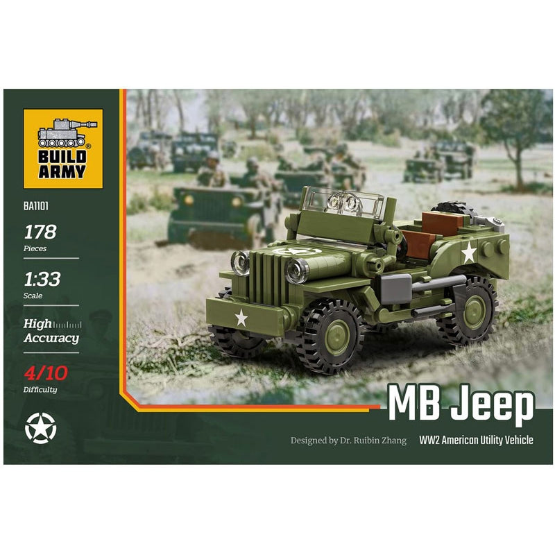 Willy Jeep Brick Assembly Model