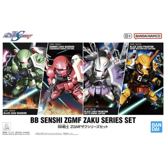 BB Senshi ZGMF Zaku Series Set M...