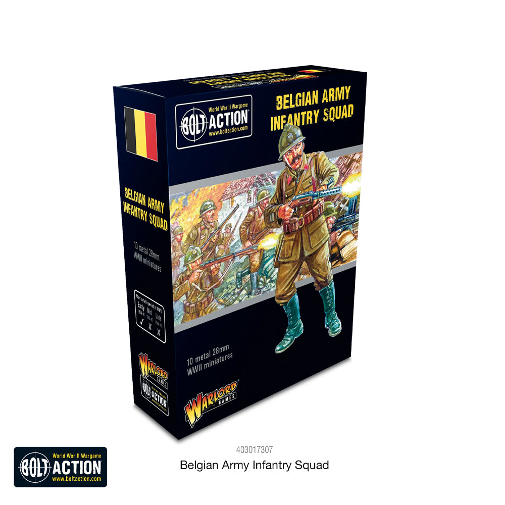 Belgian Army Infantry Squad - Bolt Action