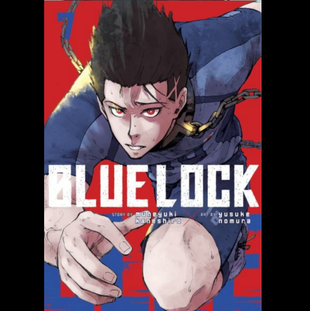 Blue Lock 7 by Muneyuki Kaneshiro features Isagi battling Shouei Barou in the second selection's rival battles. 192-page paperback, illustrated by Yusuke Nomura