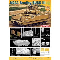 Dragon M2A3 Bradley BUSK III 1:72 Scale Tank