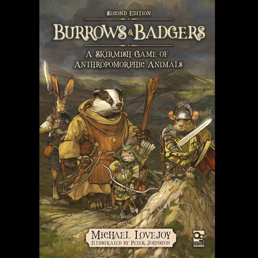 Burrows & Badgers Second Edition Anthropomorphic animal Skirmish Wargame Rulebook