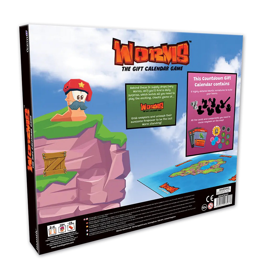 Worms Board Game Advent Calendar | 24-Day Worms Mayhem