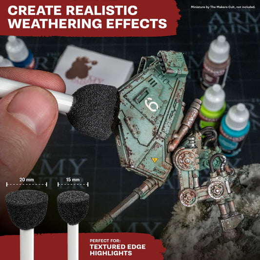 Sponge Chipping Brush Set