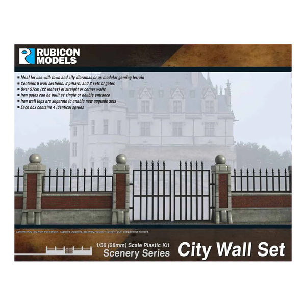 City Wall Set - Rubicon 1/56 Scale Scenery