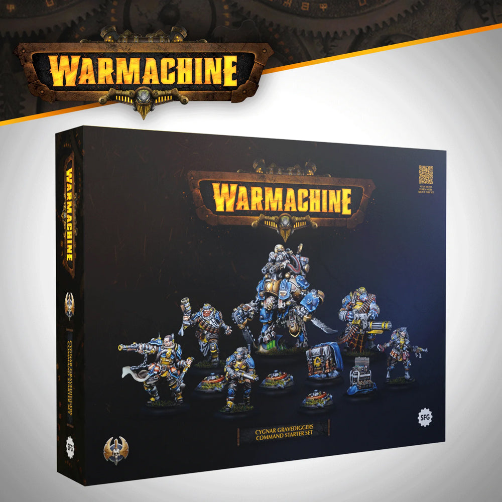 Cygnar Gravediggers Command Starter Box Render