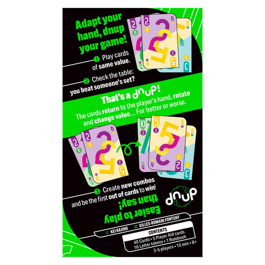 DNUP Family Card Game Box