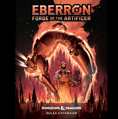 Dungeons and Dragons Eberron Forge of the Artificer alternate cover hardback RPG supplement book