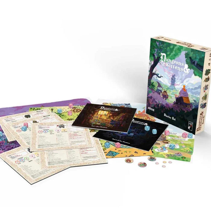 Dungeons & Kittens RPG Starter Set | Mighty Lancer Games