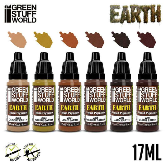 Earth Liquid Pigments Set - 1012...