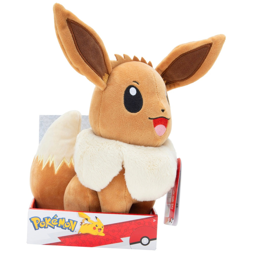 Sitting Eevee Pokémon Plushie Soft Toy
