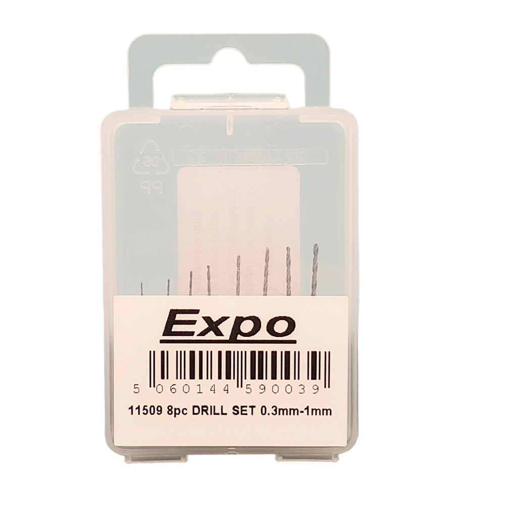 Expo drill bit set packaging on a white background