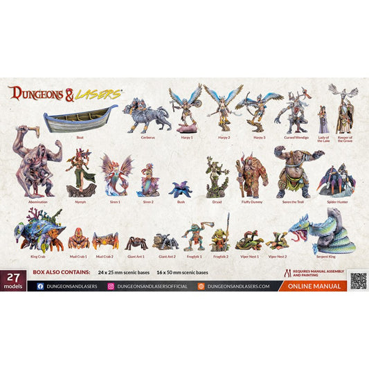 Fantasy Miniatures Set - Dungeon...