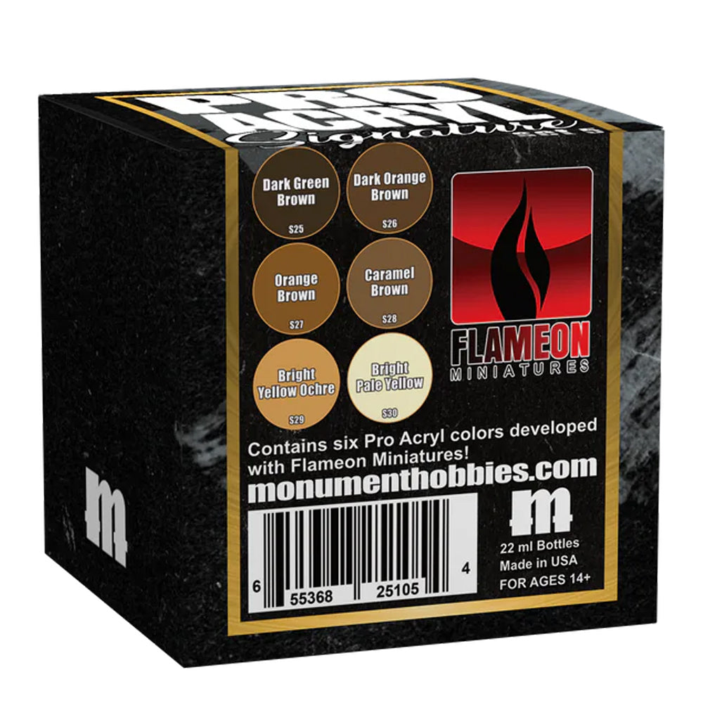 Pro Acryl Flameon Miniatures Paint Set