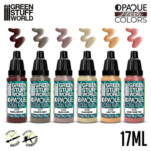 Opaque Flesh Colours Paint Set -...