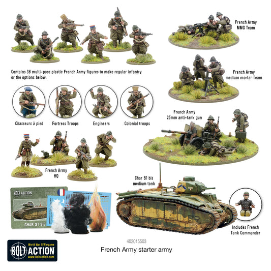 Bolt Action French Army Starter Set