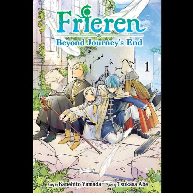 Frieren Beyond Journey’s End volume 1 paperback manga cover by Kanehito Yamada