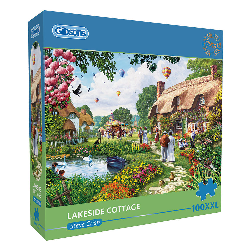 Lakeside Cottage XXL 100 Piece Jigsaw Puzzle