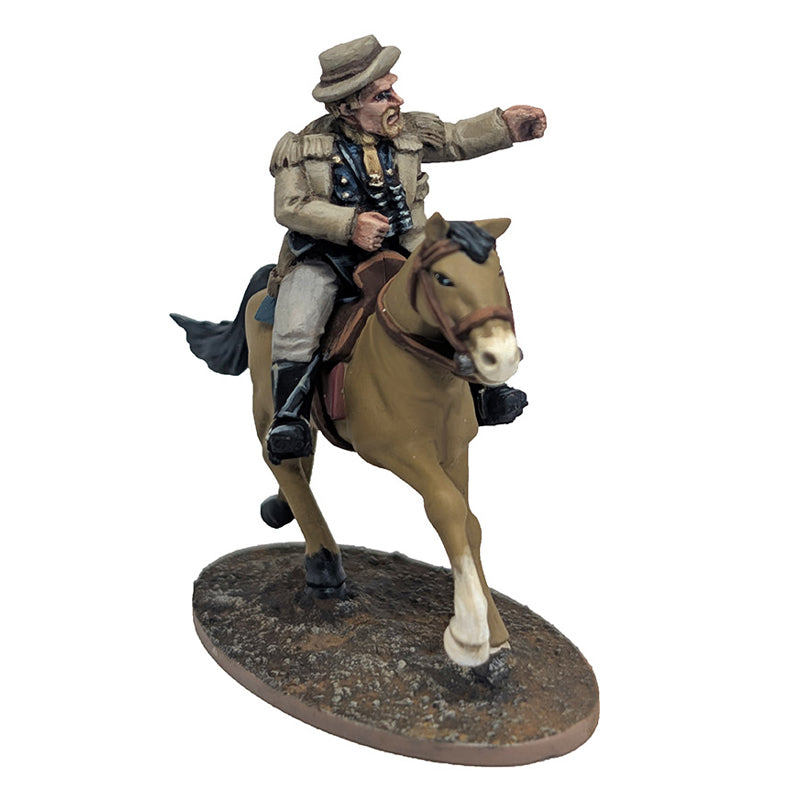 Mounted General George R Shaw Dead Man's Hand Miniatures Set