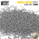 Grey 1:48 Model Bricks x1000 - Green Stuff World