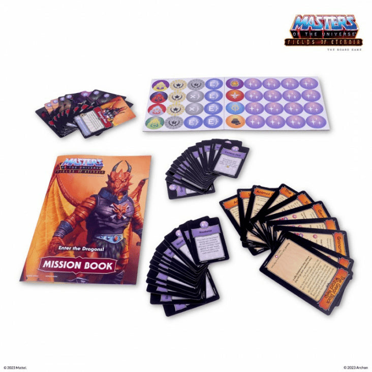 Enter the Dragons! Fields Of Eternia Expansion Box Contents