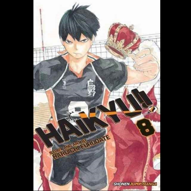 Haikyu!! Vol. 8 a 192 page manga graphic novel by Haruichi Furudate.