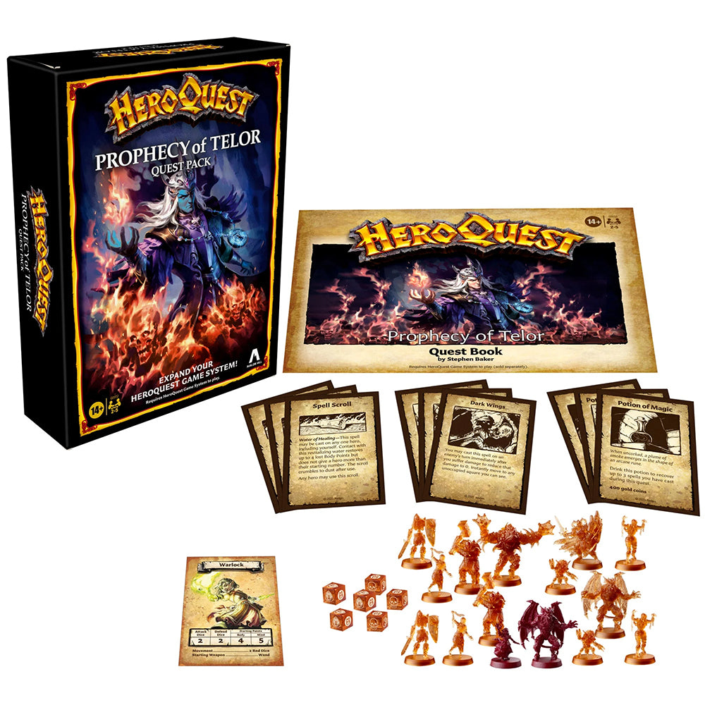 Hero Quest Prophecy Of Telor Quest Pack