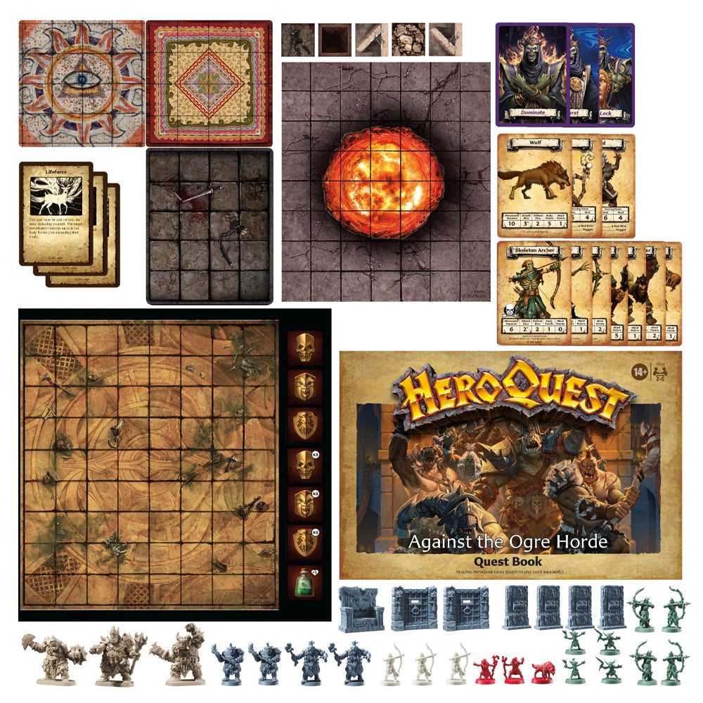 What's Inside Against the Ogre Hoard for Hero Quest?