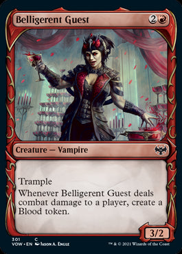 Showcase Belligerent Guest #301 MTG Crimson Vow Single