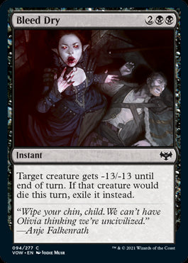 Bleed Dry #094 MTG Crimson Vow Single