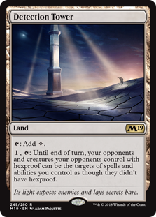 Detection Tower MTG Single | Core Set 2019 #249